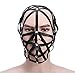 Produktbild HONGSHENG Lederhauben Cross-Striped Lederriemen Halbkappen Masken Mit Kapuze Fesseln Fun Toys Alternative Toys Erwachsene Produkte,1pack