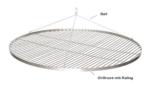 XXL 70 CM GRILLROST EDELSTAHL SCHWENKGRILL GRILL ROST NEU