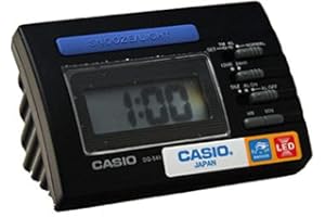 SMIORAS Despertador Digital Casio DQ-541-1R Digital para Unisex Color Negro