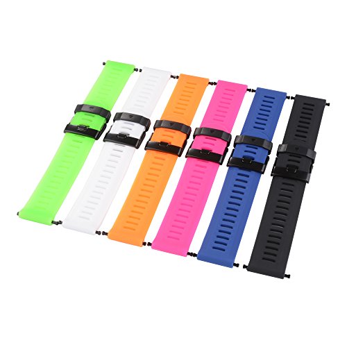 XCSOURCE   6pcs Banda de reloj ajustable wristband correa de reloj de correa de pulsera de reemplazo Para Garmin Fenix 3 HR  Verde   blanco   amarillo   negro   rojo   azul  TH438