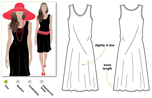 Stil Arc Schnittmuster – Cruise Club Kim Kleid – Alle Größen, Sizes 18-30