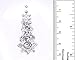 HUGE SILVER SINGLE FESTIVAL BINDI DIAMANTE GEM BRIDAL TIKKA TATTOO BODY FACE GEMS JEWELS JEWELLERY ART [LBSIL02)