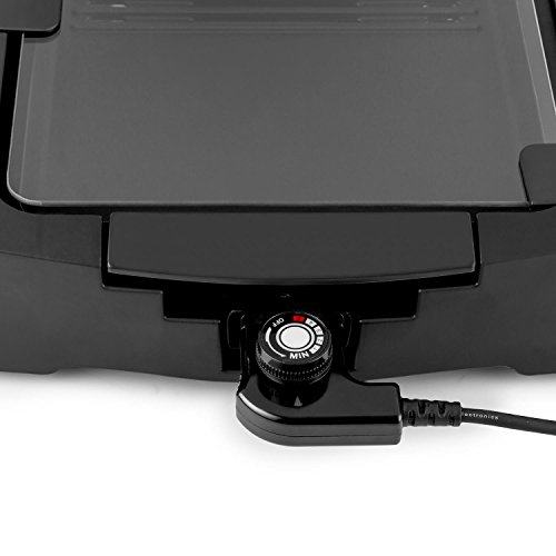 Klarstein Butterfly&Bee Tischgrill Kontaktgrill (1500 Watt, stufenlos und getrennt regelbare Grillflächen, Antihaftbeschichtung) schwarz - 6