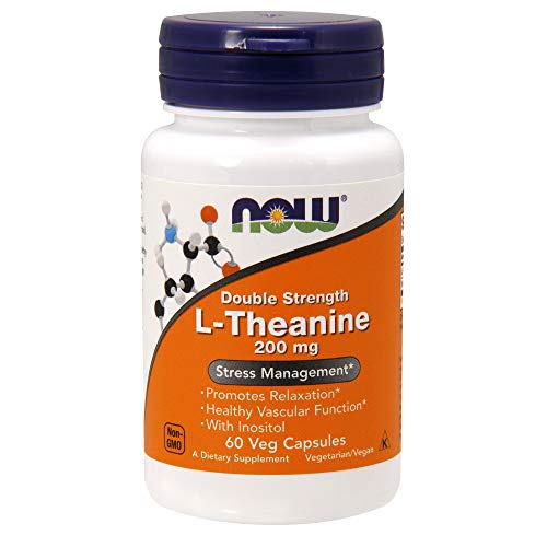 Preisvergleich Produktbild Now Foods L-Theanine 200mg Standard, 60 Kapseln