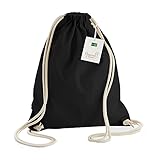 Westford Mill Earthware Organik Turnbeutel (13 Liter) (Einheitsgröße) (Schwarz)