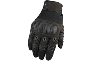 RANGER TACTICAL UK Full Finger Touch Screen Contact Gloves Hard Knuckle Cycling Biking Paintball Airsoft