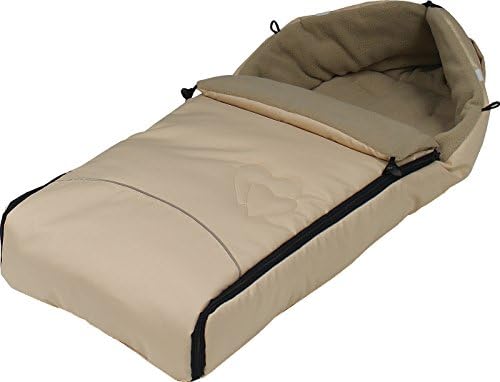 UNIVERSAL FOOTMUFF FIT BUGGY PUSHCHAIR STROLLER PRAM COSY TOES FLEECE LINING (cappucino)