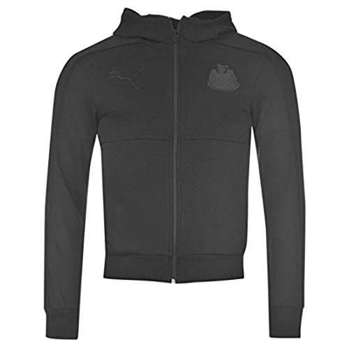 Puma Mens NUFC Zip Hood Football Replica Apparel Jumper Top Cardigan Sweater New Black L