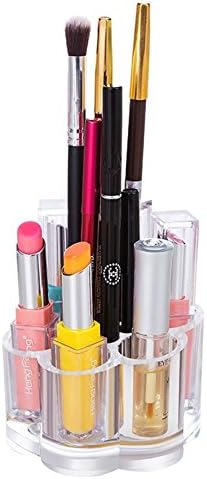 Choice Fun Acrylic Flower Shape Makeup Organiser with 12 Spaces