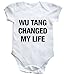 HippoWarehouse WU TANG CHANGED MY LIFE baby vest boys girls