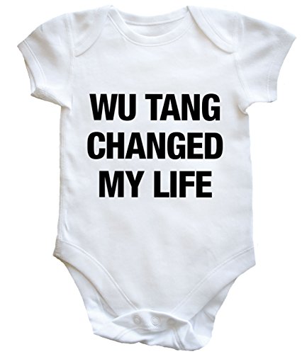 HippoWarehouse WU TANG CHANGED MY LIFE baby vest boys girls