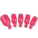 BESTIM INCUK 20 Pieces Acrylic Toenail Nail Art Soak Off Clip Cap UV Gel Polish Remover Wrap Nail Tool, Pink and Purple