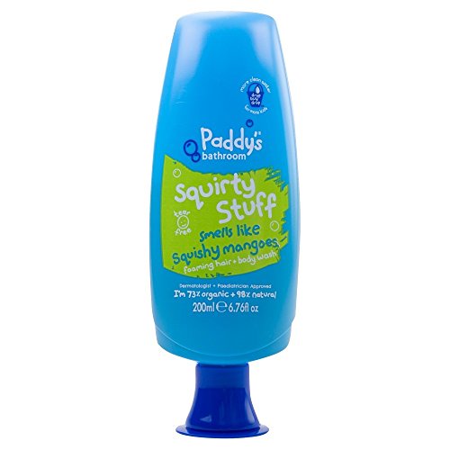 Paddy's Bathroom 200 ml Squishy Mango Organic Squirty Stuff Hair and Body Wash