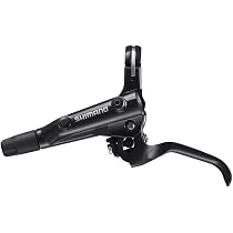 SHIMANO Manette Frein Gauche 3 Doigts EBLMT200LL Noire - VTT Performance Débutant