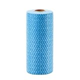 papel higienico rosal azul Tamaño: 20 cm * 6 cm Desechables limpiador, hunpta desechables papel toalla de lavado Limpieza de alfombras limpiador souring Pad cocina suministros azul