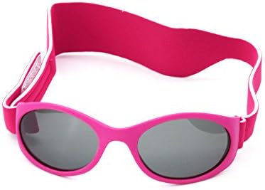 Baby Sunglasses Polarized Wrapz With Strap Infants Kids Safety 1-3 years Pink MOLA MOLA