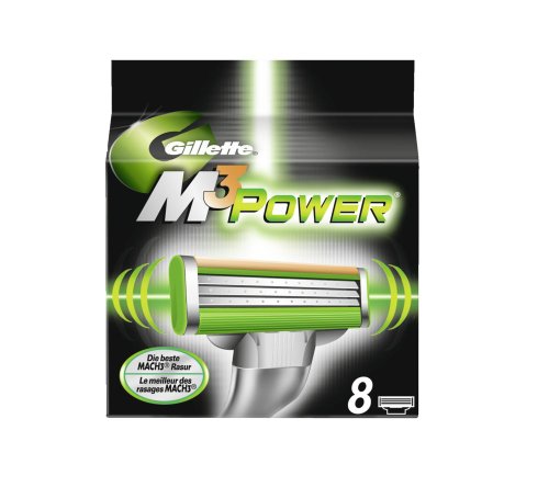 Gillette M3 Power Blades – Pack of 8