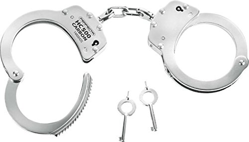 Preisvergleich Produktbild Perfecta HC 500 Carbon Handschellen vernickelt inklusive Etui