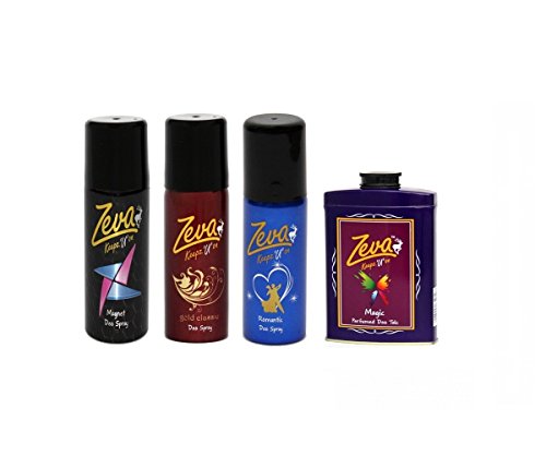 Zeva Keepz U On Deodorant- 50ml with Perfumed Deo Talc- 100g RS.170 (66.00% Off) - Amazon