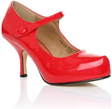 FOLLOW ME FMUKNew Ladies/Women MID Heel Casual Smart Work Pump Court Shoes Size 3 4 5 6 7 8