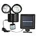 Produktbild Elviray 22led dual Security detektor solar Spot licht Motion Sensor flutlicht außenwandleuchte für Garten Landschaft