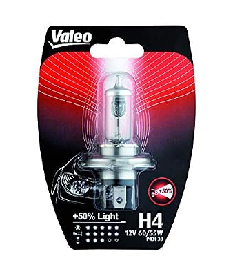 Valeo Ampoules Halogène, H4-+ 50% Light-Blister x1, 32510