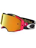 Oakley MX - Gafas Oakley Airbrake MX Men\'s Goggles (TLD Cosmic Camo Neon Frame/24K Iridium Lens)