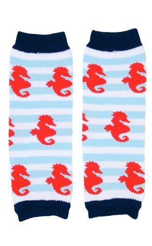 juDanzy Newborn Small Baby Leg Warmers (Newborn-15 Pounds) (Sebastian Seahorse) Color: Sebastian Seahorse (Baby/Babe/Infant - Little ones)