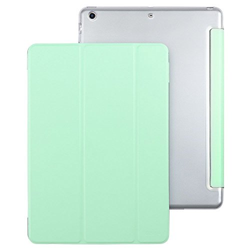 iPad Mini Hülle, ESR® Yippee Series Auto Aufwachen / Schlaf Funktion PU Ledertasche mit Durchschaubar Rückseite Abdeckung Schutzhülle für iPad mini 3/2/1 (Frühling Minze) - 2