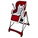 Baby High Chair Bordeaux Red Height Adjustable