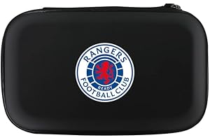 FOCO Officially Licensed Glasgow Rangers Football Club Dart Case Storage Wallet, Crest, Black (W498)