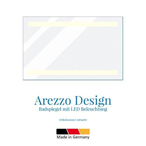Arezzo – LED Badspiegel mit Beleuchtung – (B) 150 cm x (H) 70 cm - 3