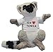 Produktbild SHOPZEUS Personalisierter Lemur Katta Plüsch Spielzeug mit T-shirt mit Aufschrift Ich liebe Tonica (Vorname/Zuname/Spitzname)