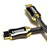 Câbles HDMI - Qualité supérieure - High speed with ETHERNET - 4K*2K Resolution - Super HD 2160P - 3D - Deep color - plaqué or - 10M