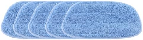 5 pack of replacement mop pads for the Holme and Abode pump steam mops, Morphy Richards 720501 and Shark S325 – 5 pads
