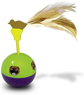 Superpet Tip N Topple Ferret Pet Toy (One Size) (Multicoloured)