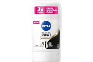 NIVEA Antyperspirant w sztyfcie Black & White Silky Smooth, 50 ml