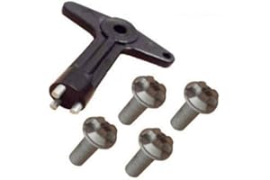 AS Key suitable for Ford, Vauxhall, Renault, rim lock, rim wrench, wheel cap, wheel cover and 4 x safety screws