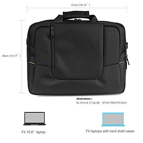 MoKo Laptoptaschen - Notebook Computer Messenger Bag Business Aktentasche wasserdicht Handtasche Tragetasche Koffer Sleeve f  r ACER  ASUS  HP  Samsun