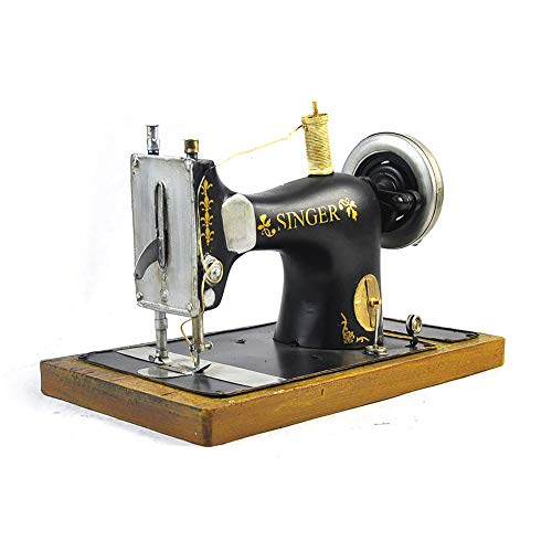 Xinyexinwang Modelo Antiguo de máquina de Coser, Modelo de Metal de Hierro Forjado, decoración de hogar Vintage, Tienda de Ropa...