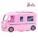 Price comparison product image Barbie FBR34 ESTATE Dream Camper Pink Pop Out Caravan for Dolls, Accessories Included, Playset Vehicle