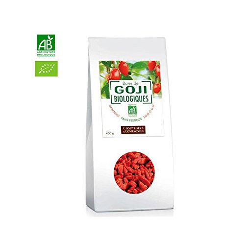 Comptoirs et Compagnies- Bayas de Goji biológicas 400g - revitaliza tu cuerpo