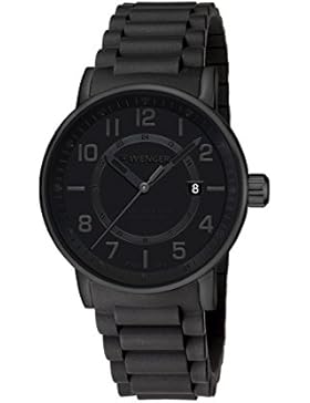 WENGER Unisex-Armbanduhr Analog Quarz Edelstahl 01.0341.112