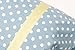 Pillowcase Nicole Blue with White Spots