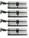 Produktbild Schließanlage Gleichschließend 2, 3 oder 4-er Set in 70 mm (35x35) Doppelzylinder je mit 5 Schlüssel (4)