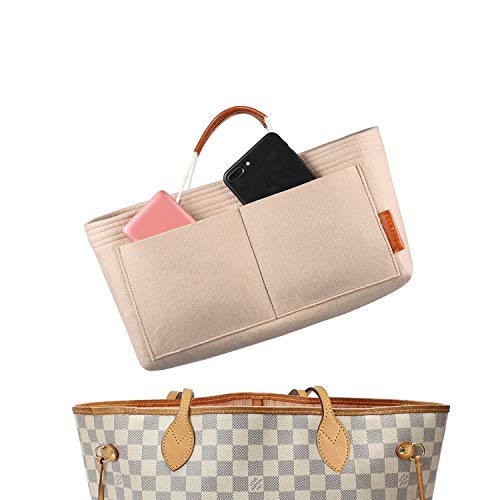 Foregoer Feltro Inserto Borsa Organizzatore Borsa Organizer con Doppio Manico Donna