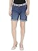 MansiCollections Denim Bermuda Shorts with Belt RS.599.00