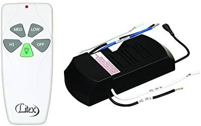 Litex RCI-103 Universal Remote Control with Three Speeds and Full Range Dimmer by Ellington