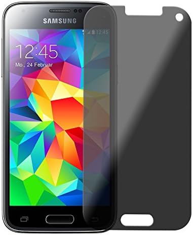 Samsung Galaxy S5 Mini Privacy Protector real glass darkened Screen Protector 9H Tempered Glass by PhoneStar