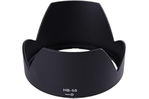 Braleto HB-58 Parasol para Objetivo Nikon AF-S 18-300mm f/3.5-5.6G ED VR Parasol Accesorios para Objetivos de cámara Protege el Objetivo y Evita los Reflejos